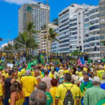 ato com Bolsonaro no Rio de Janeiro