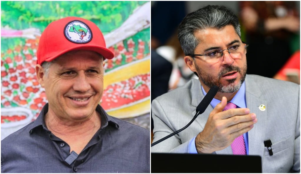 Ministro Paulo Teixeira e Senador Marcos Rogério - MST x FPA
