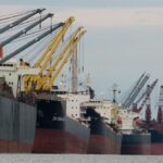 Navios, porto, exportação