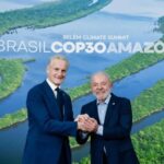 primeiro-ministro Jonas Gahr Støre e o presidente Lula - TFFF