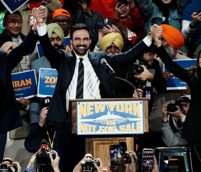 Jovem democrata Zohran Mamdani é eleito prefeito de Nova York