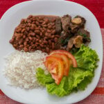 Arroz e feijão - prato feito