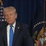 Donald Trump em coletiva de imprensa sobre ação militar na Venezuela