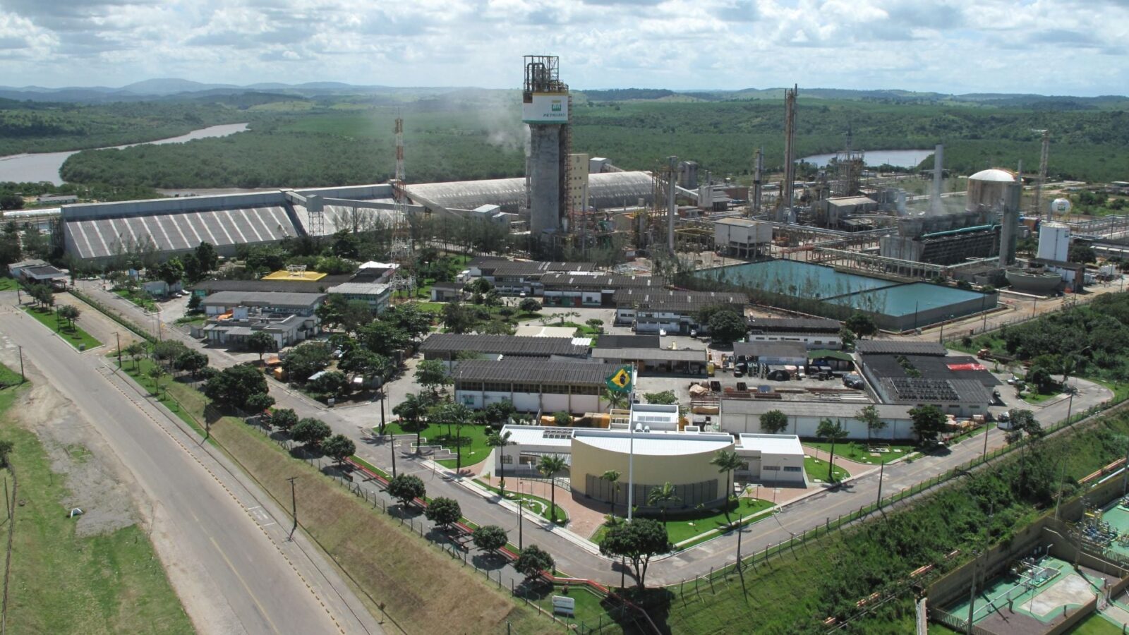 Fábrica de Fertilizantes Nitrogenados de Sergipe (FAFEN-SE), no município de Laranjeiras (Divulgação/Petrobras).