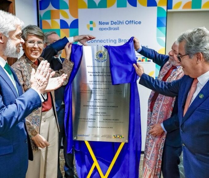 Brasil inaugura escritório da ApexBrasil na Índia e amplia estratégia comercial
