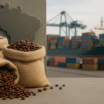 Brasil exporta 3,122 milhões de sacas de café em abril, informa Cecafé