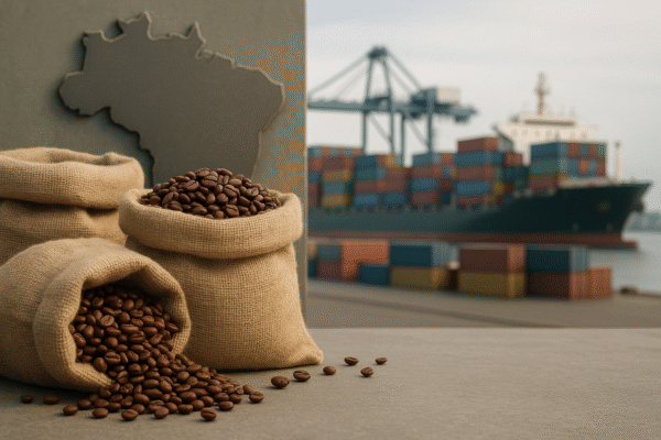 Brasil exporta 3,122 milhões de sacas de café em abril, informa Cecafé