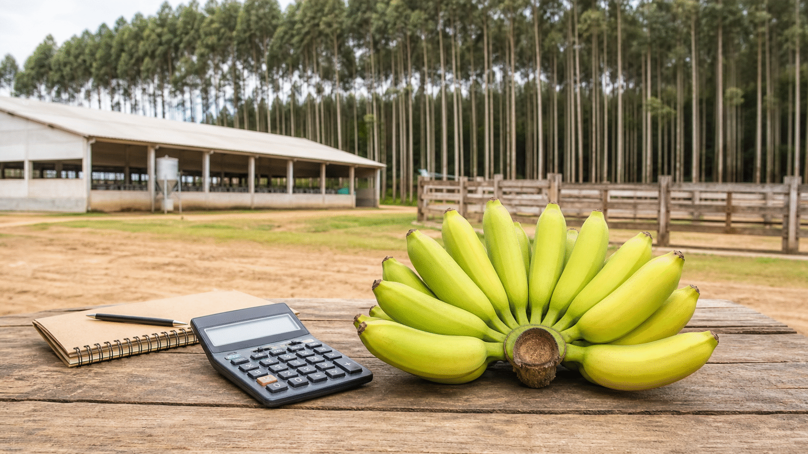 CNA levanta custos de produção de banana, suínos, gado e eucalipto em MG e BA