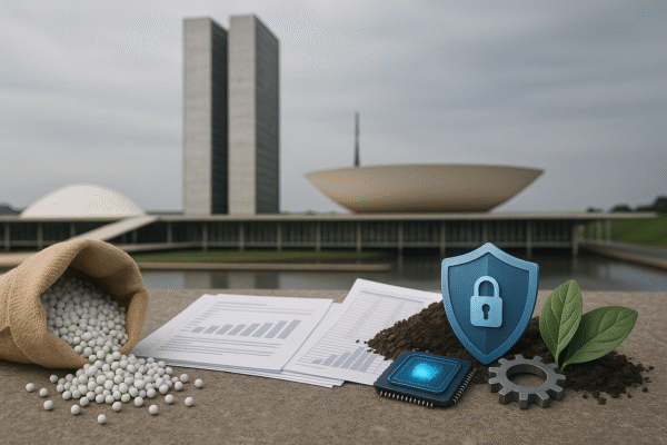 Câmara inclui fertilizantes, transparência de gastos e regras para IA na agenda desta quinta
