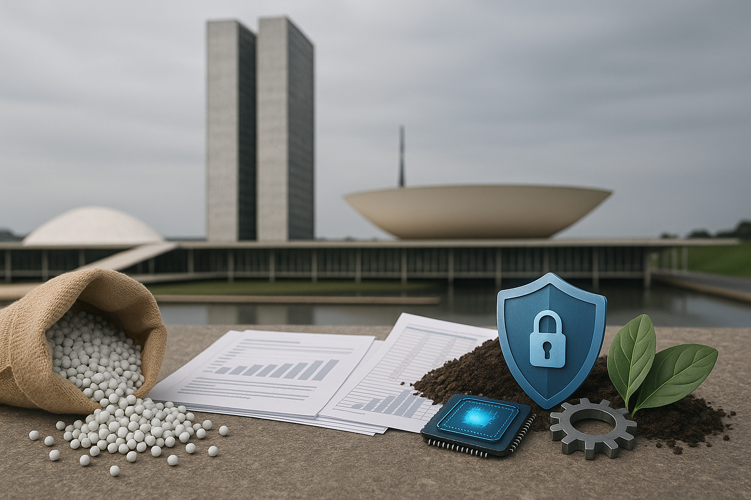 Câmara inclui fertilizantes, transparência de gastos e regras para IA na agenda desta quinta