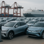 China exporta mais veículos elétricos e híbridos plug-in do que modelos a combustão em abril