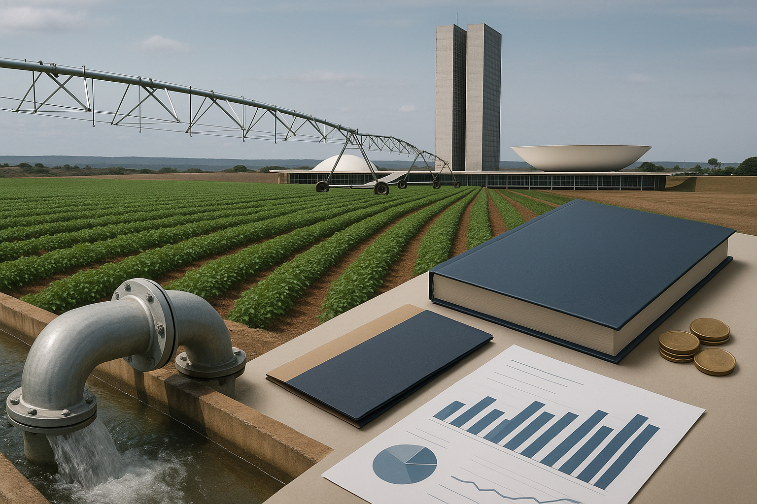 Congresso analisa crédito suplementar de R$ 33,6 milhões para projetos de irrigação