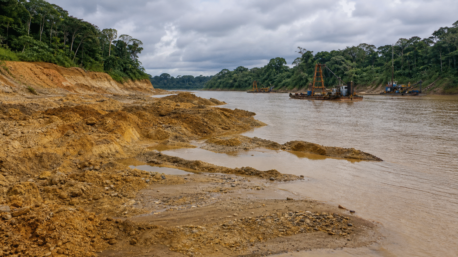 Especialistas pedem proibição total do mercúrio na mineração na Amazônia