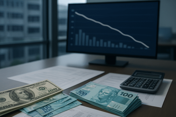 Focus reduz projeção do dólar para R$ 5,20 no fim de 2026