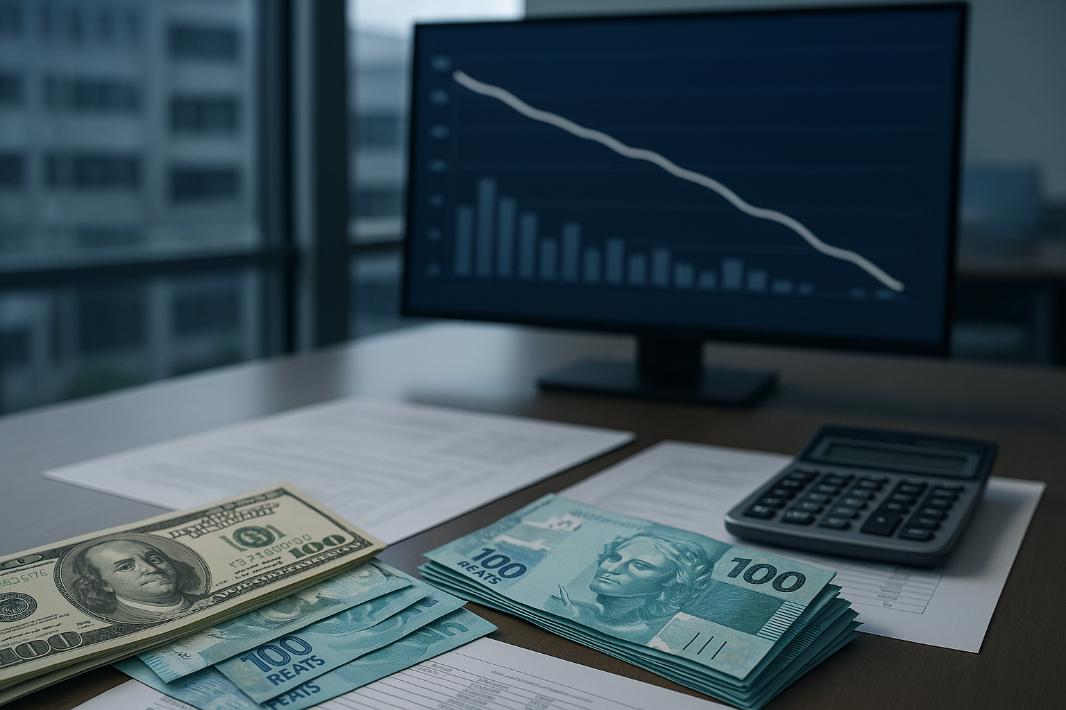 Focus reduz projeção do dólar para R$ 5,20 no fim de 2026