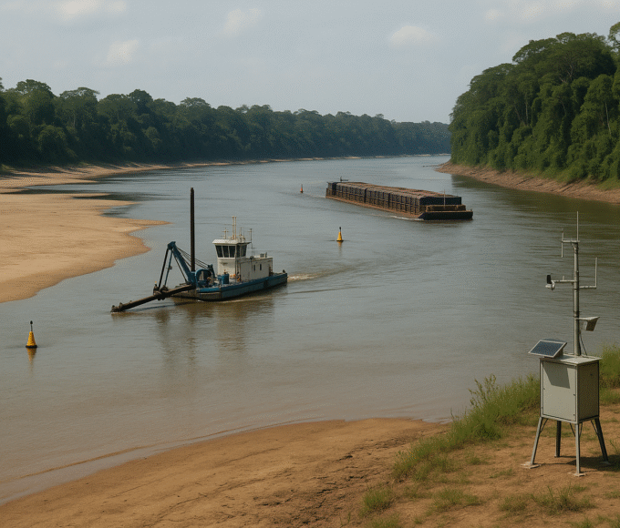 Governo Federal antecipa dragagens e monitoramento para seca na navegação da Amazônia