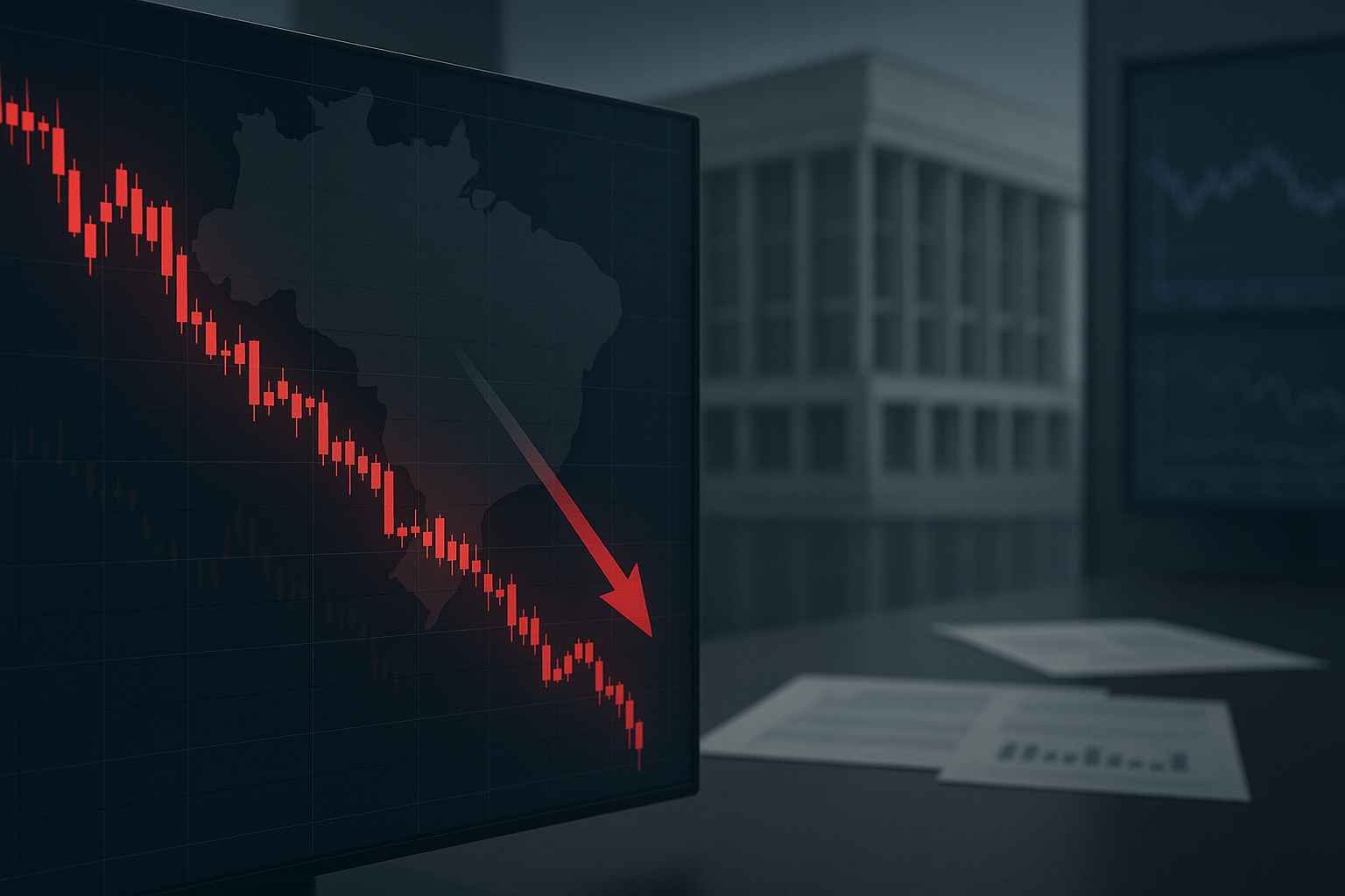 Ibovespa recua e perde os 178 mil pontos após notícia sobre Flávio Bolsonaro e Daniel Vorcaro