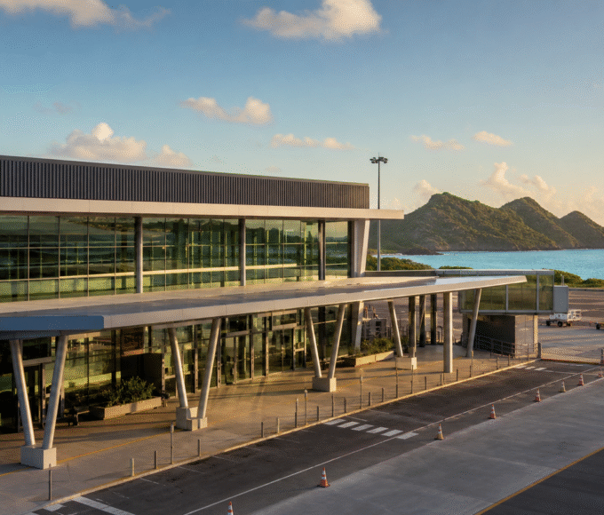 Ministro Tomé Franca participa da inauguração de nova etapa do terminal de Fernando de Noronha