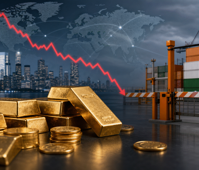Ouro fecha em queda em Nova York com avanço do dólar e restrições na Índia