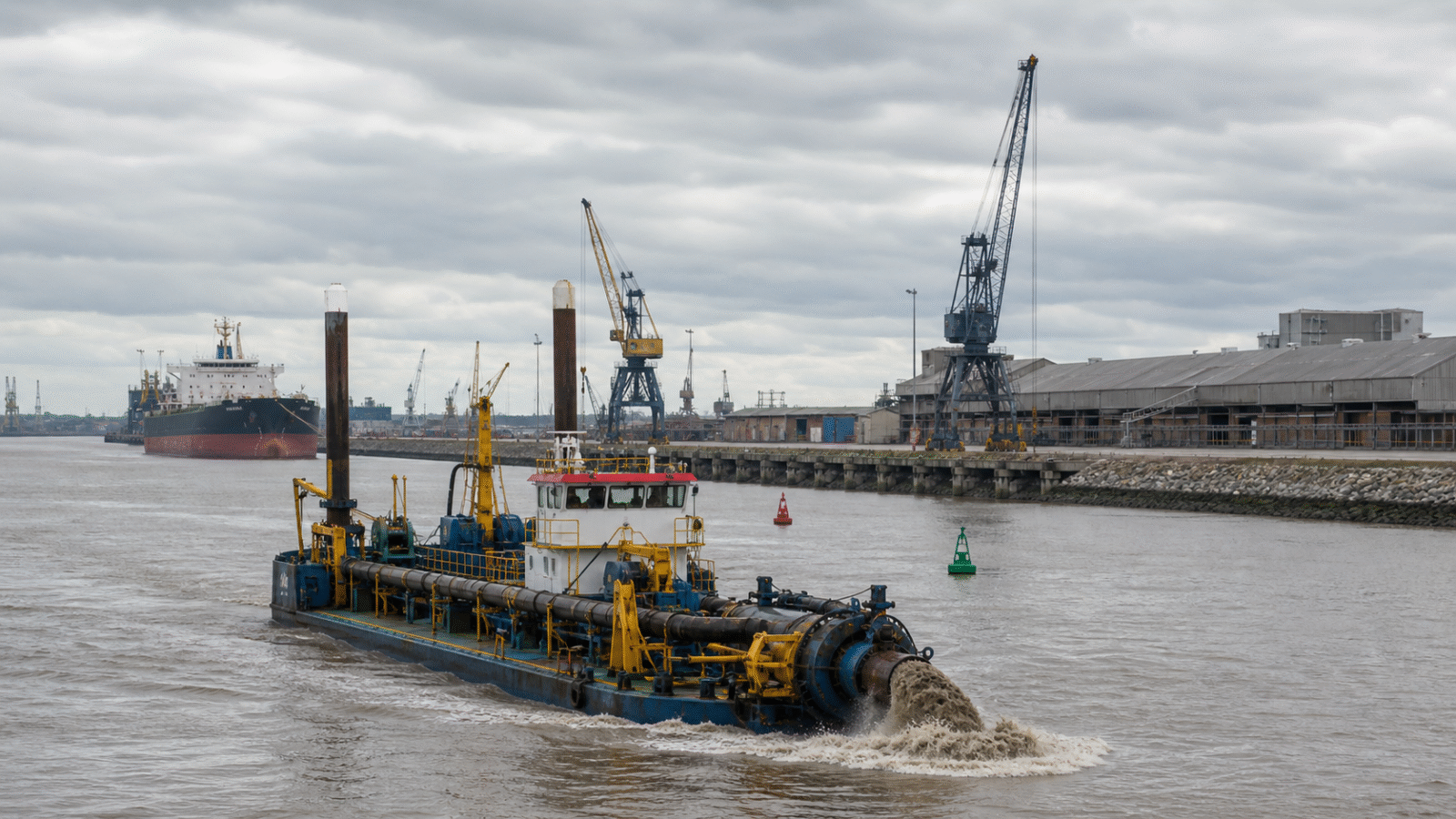 Portos do Paraná inicia dragagem de manutenção no Canal de Paranaguá