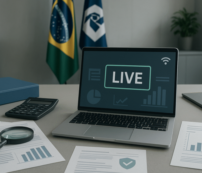 Receita Federal anuncia live sobre conformidade tributária da Operação Caixa Rápido