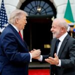 trump e lula - reunião na Casa Branca - 7 de maio