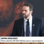 Ministro da Fazenda, Dario Durigan, durante anúncio do Plano Safra 2026/27