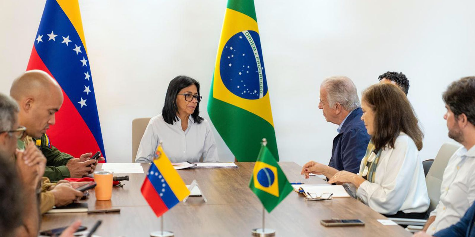 José Múcio Monteiro se reúne com presidente encarregada da Venezuela