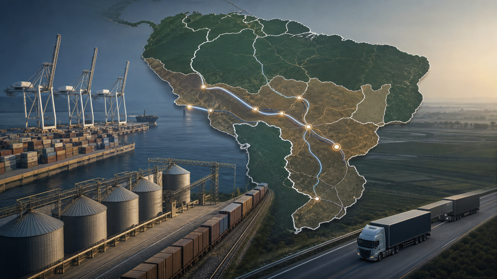 Mapa lança programa de integração logística entre Brasil, Bolívia e Pacífico