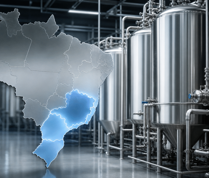 Mapas mostram concentração de cervejarias no Sudeste e no Sul do Brasil