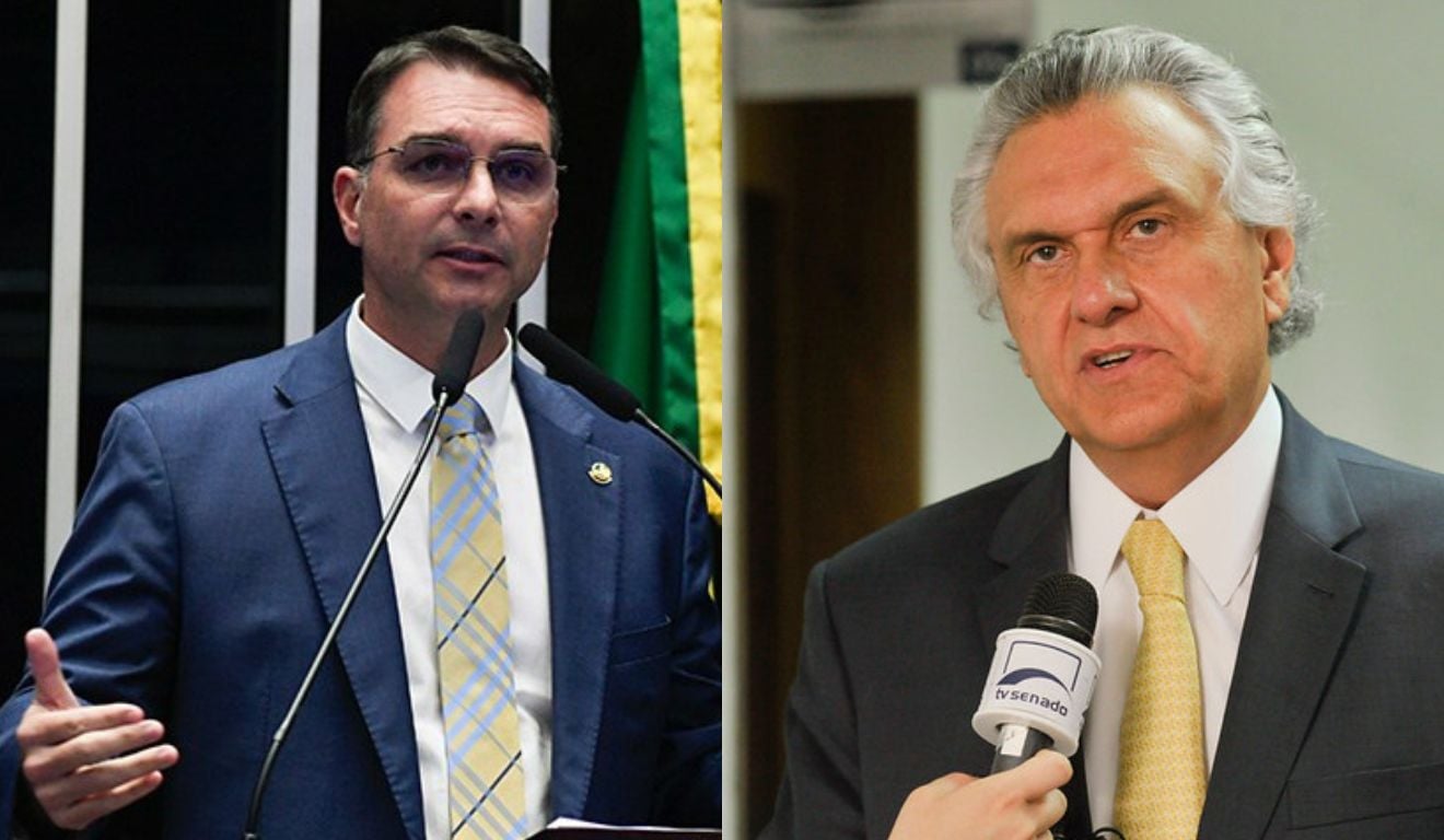 Convenções oficializam Flávio Bolsonaro e Caiado na disputa pelo Planalto