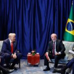 Presidente da República, Luís Inácio Lula da Silva, durante Encontro com o Presidente dos Estados Unidos, Donald Trump, durante o 47ª Cúpula da Associação de Nações do Sudeste Asiático - ASEAN. Foto: Ricardo Stuckert/PR